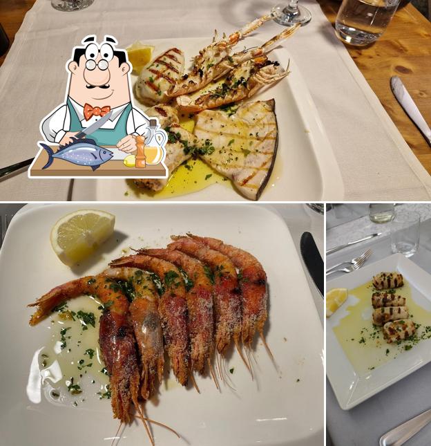 Salmone grigliato al Ristorante "Alla Pescatora"