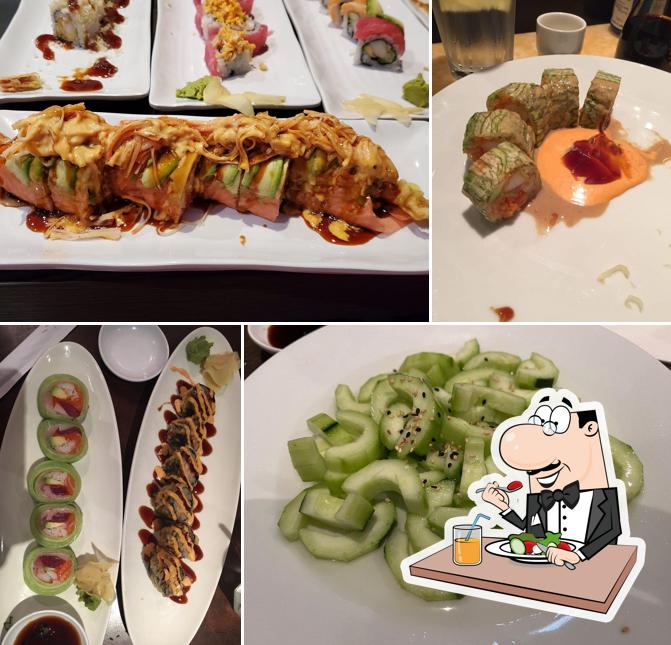 Еда в "Okawa Steak House & Sushi"