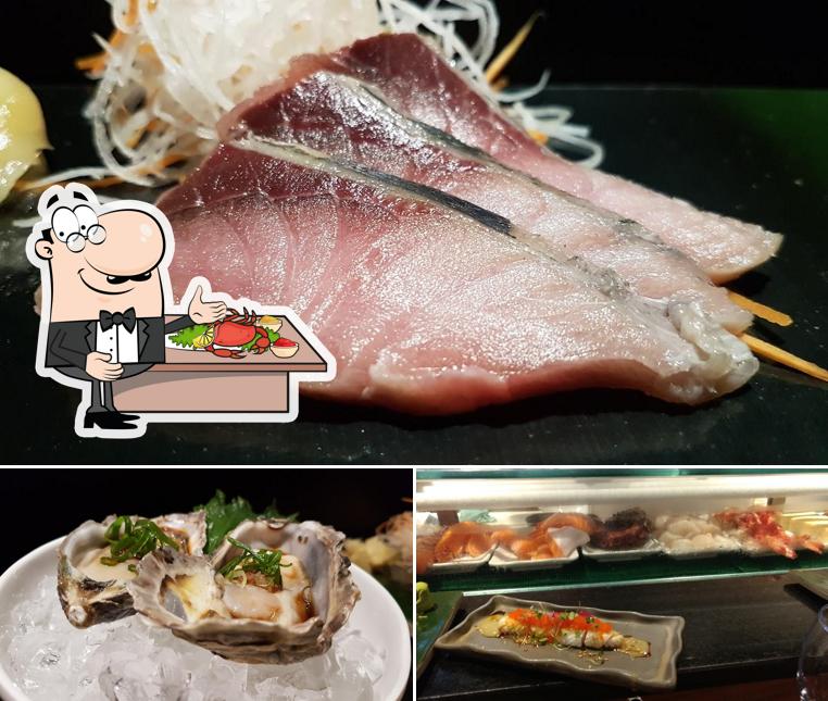 Peça frutos do mar no Aze Sushi