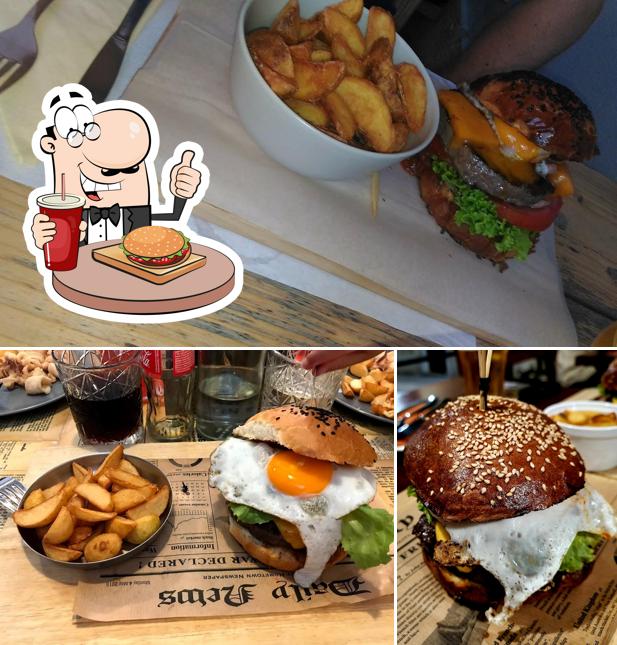 Concediti un bell'hamburger a Gostilna Pri Tinetu