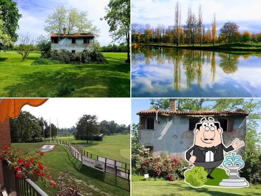 Goditi la vista dall'area esterna di Argenta Golf Club