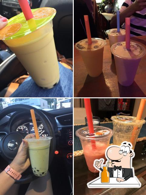 Avalanche Bubble Tea serves a selection of drinks