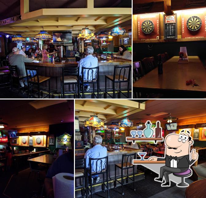The interior of Dave's World Famous Bar & Restaurant