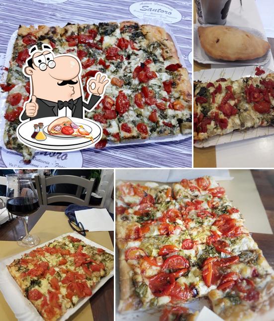 A Focacceria Santoro, puoi ordinare una bella pizza