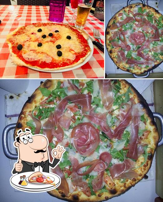 Essayez des pizzas à L'italia