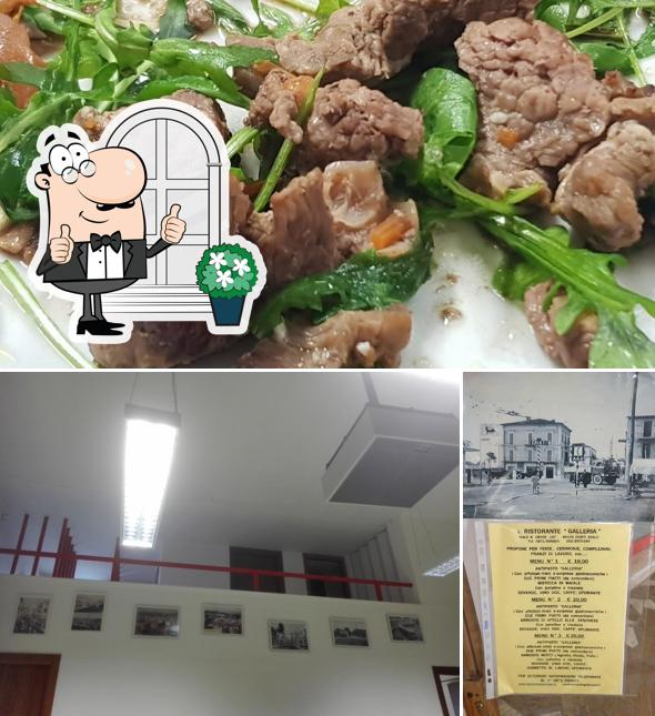 Dai un’occhiata alla foto che presenta la esterno e cibo di Ristorante Galleria