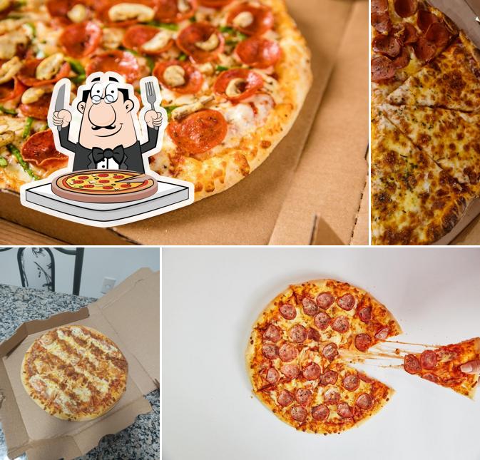 Escolha pizza no Domino's Pizza