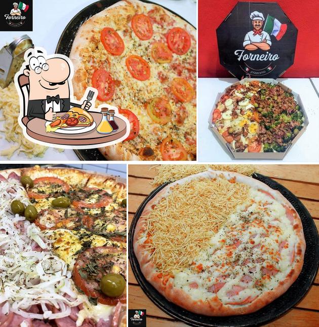 No Pizzaria Forneiro, você pode pedir pizza