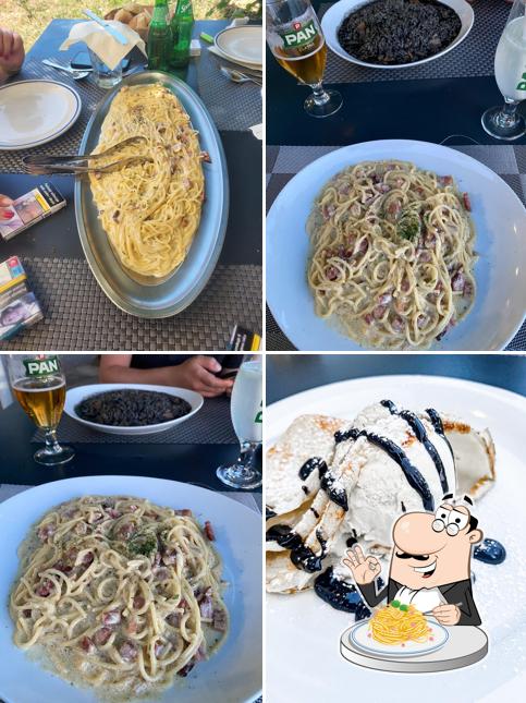 Spaghetti alla carbonara al Fragola