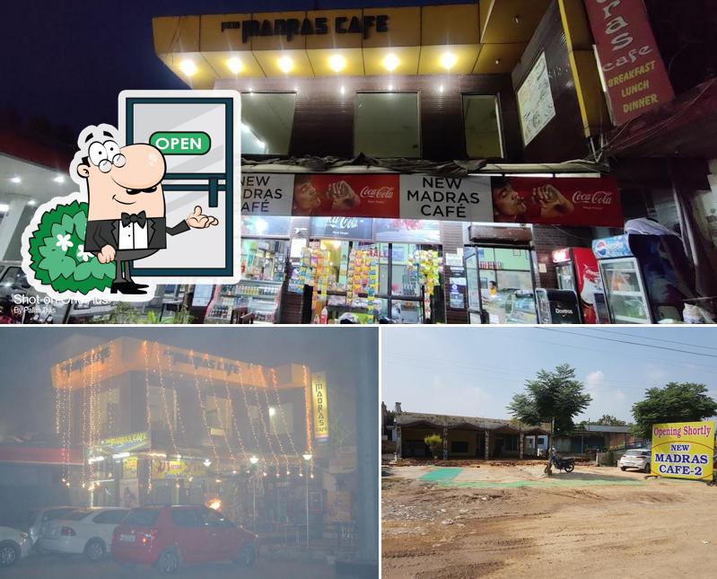 Check out how New Madras Cafe looks outside
