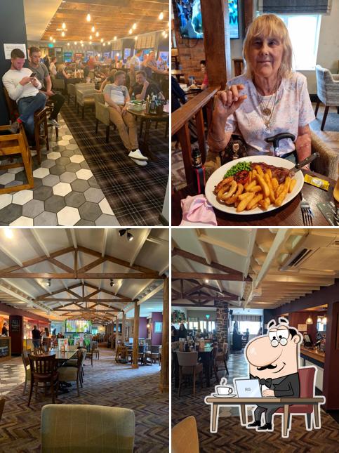 The interior of Old Engine House, Greene King Pub & Carvery