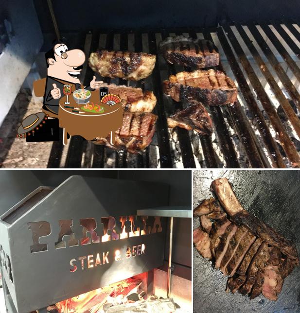 Comida em Parrilla Steak Beer