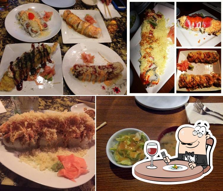 Food at Goro's Sushi Restaurant