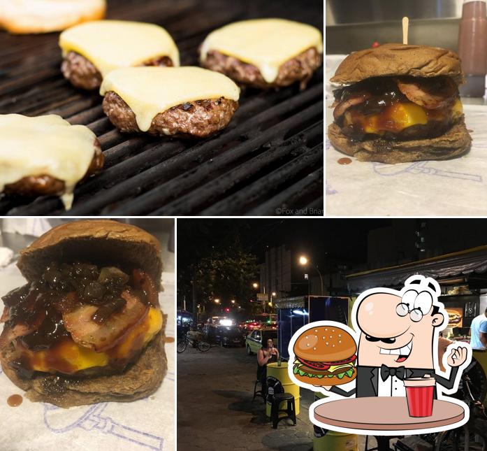 Consiga um hambúrguer no Espetos Burgers