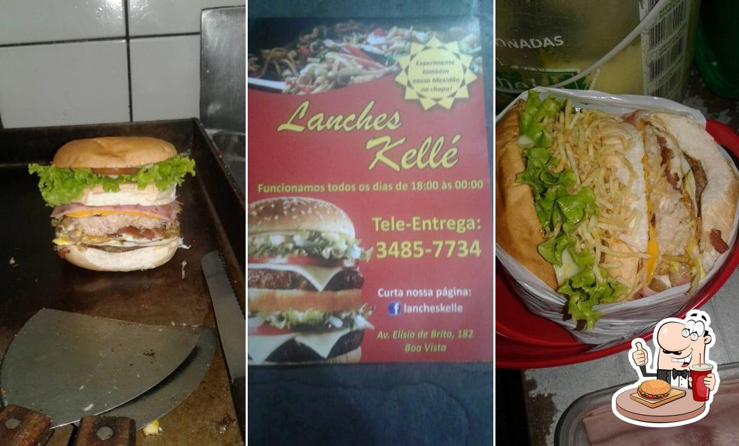 Hambúrguer em Lanches Kellé