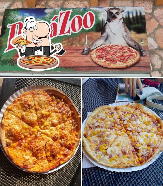 Try out pizza at Pizzázoo