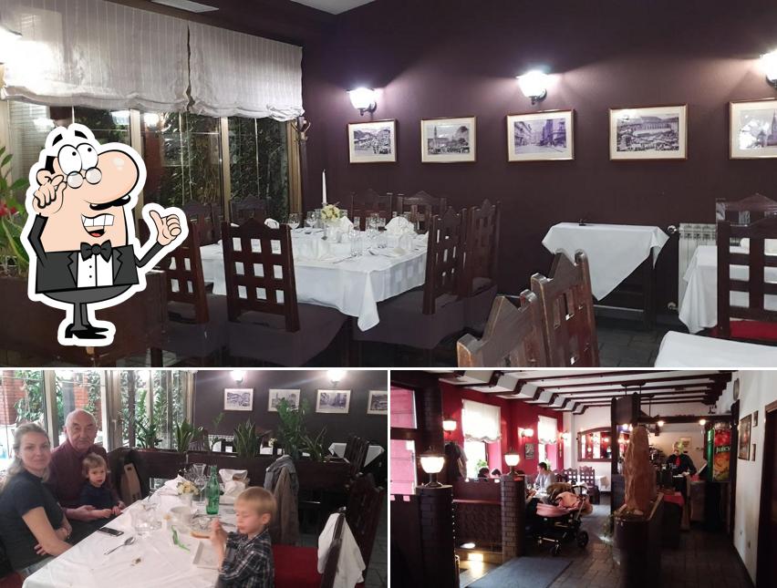 Gli interni di Restoran Kvatrić
