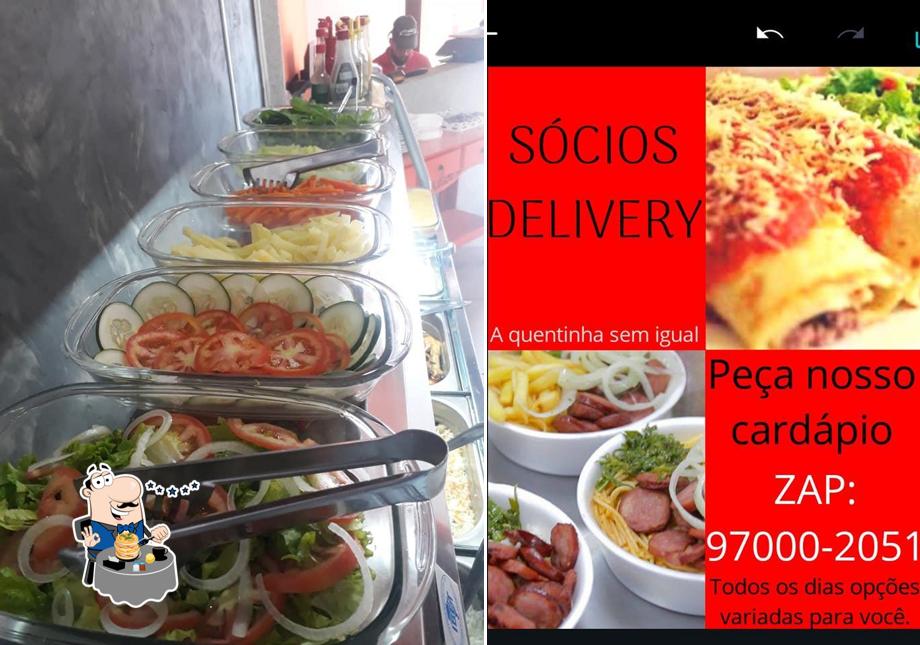 Platos en Socio's Beer - Hamburgueria e Pizzaria