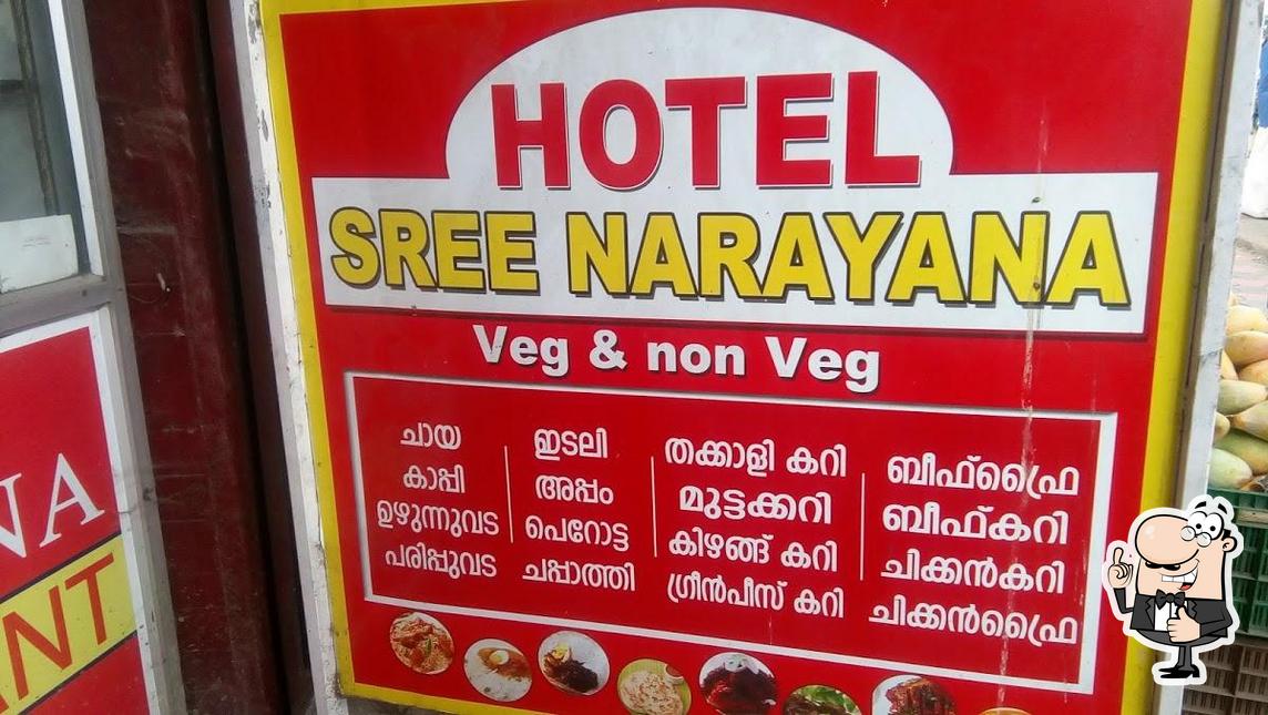 Here's a pic of Sree Narayana Restaurant
