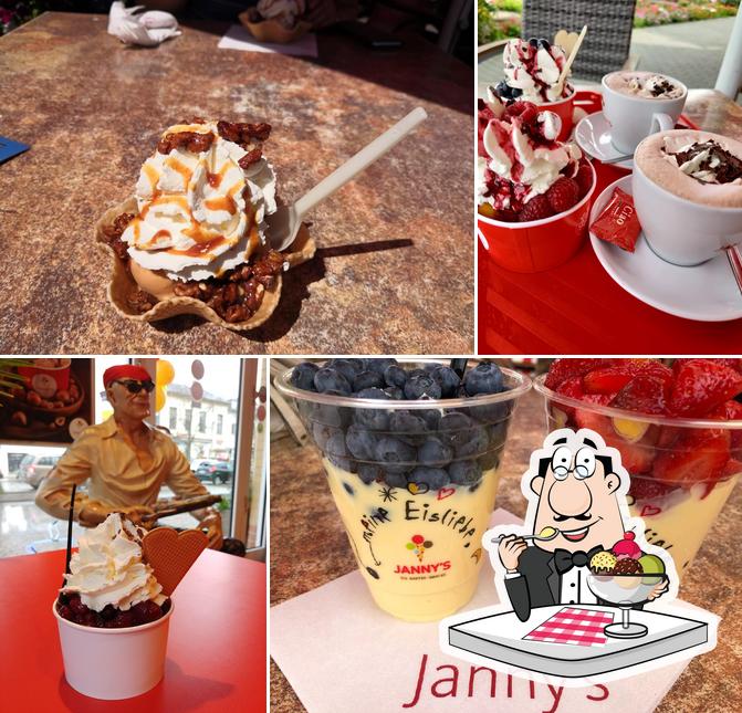 "Jannys Eis" предлагает большое количество десертов