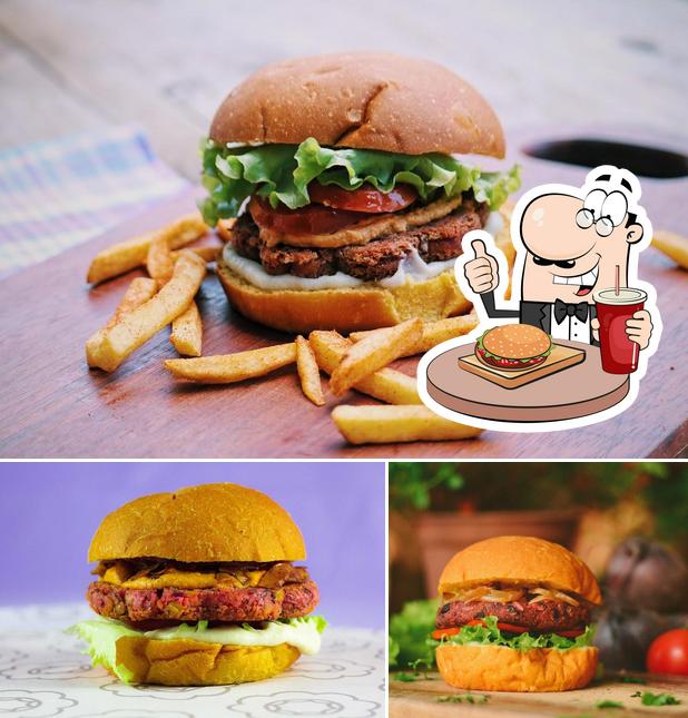 Os hambúrgueres do Le Fleur Burger - Alimentação Consciente irão satisfazer diferentes gostos
