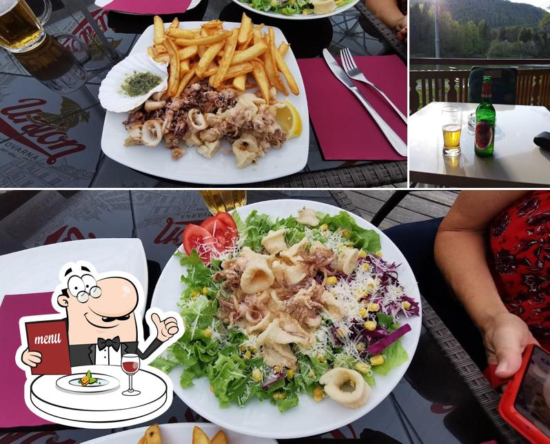 La foto della cibo e birra di Brunarica Jezero Braslovče