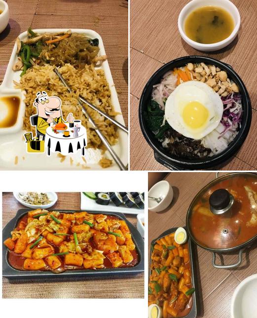 Food at Busan Korean Restaurant
