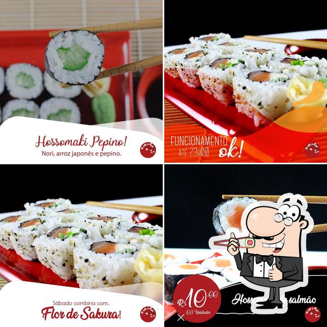 Escolha diferentes opções de sushi