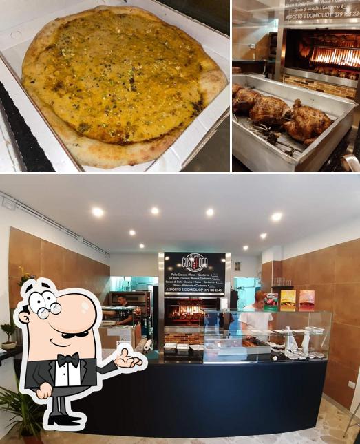 Dai un’occhiata alla immagine che mostra la interni e pizza di GustoFood di Bologna Paolo Luca