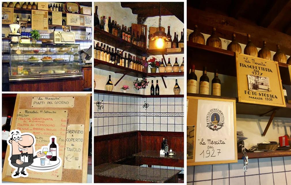 Trattoria La Mescita sert des boissons alcoolisées