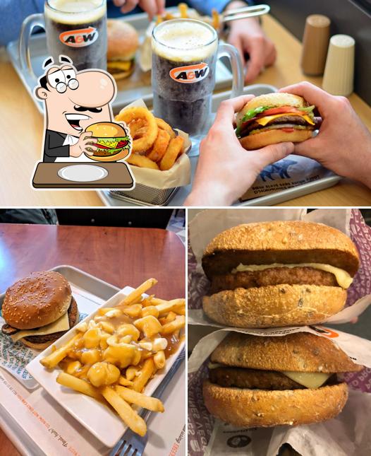 Commandez un hamburger à A&W Canada