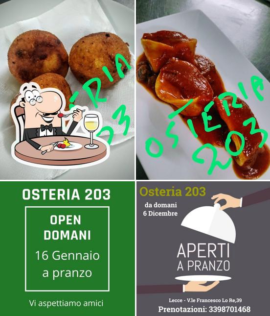 Plats à OSTERIA 203