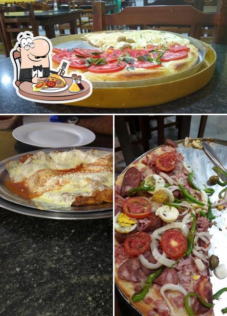 Peça pizza no Big Lanches Restaurante e Pizzaria