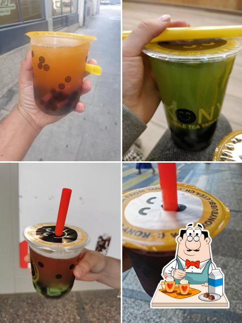 Kony Bubble Tea serve un'ampia varietà di drink