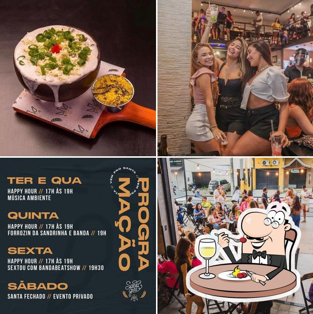 Platos en Santa Gela