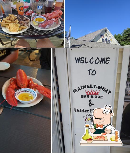 Get seafood at Udder Heaven Ice Cream Retreat