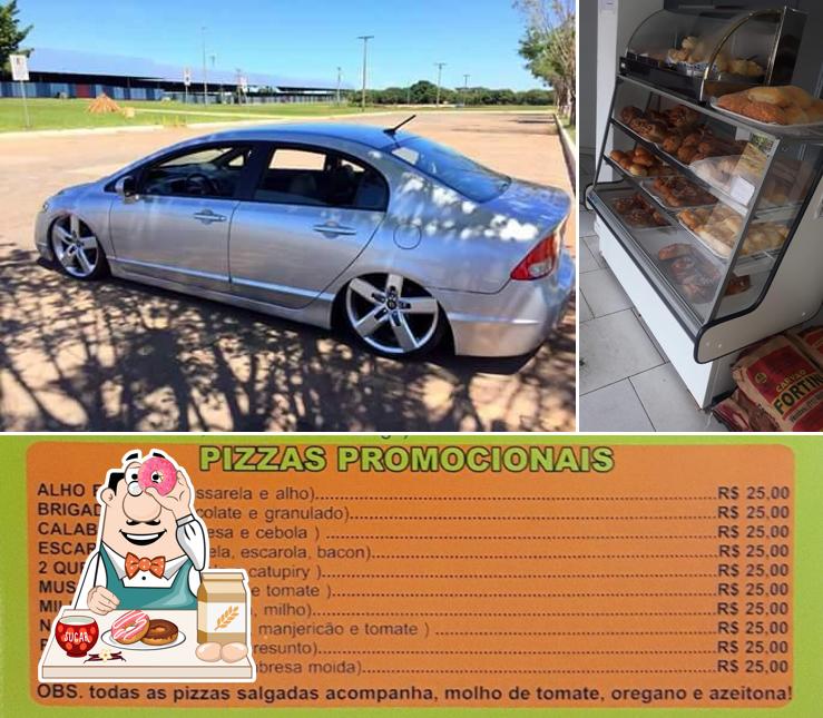 Pizzaria Santa Ana provê uma variedade de sobremesas