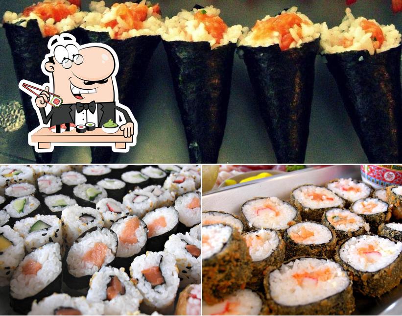 Experimente diversas opções de sushi