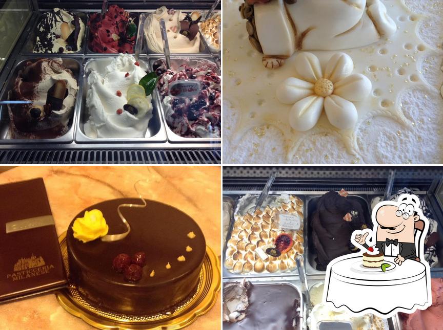 Pasticceria Milanese serve un'ampia selezione di dolci