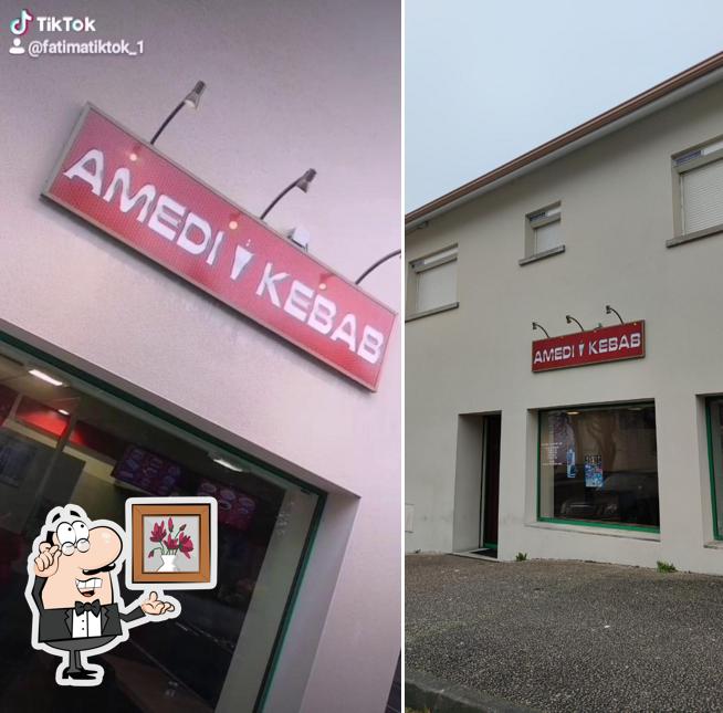 L'intérieur de Amedi kebab Landouge