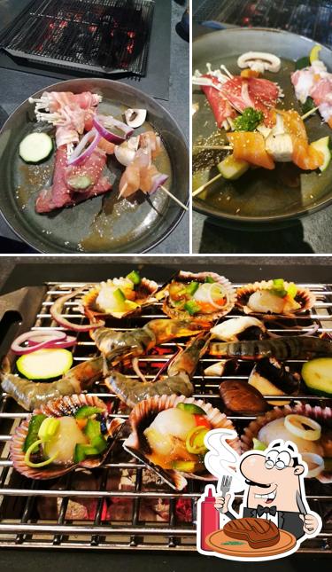 Choisissez des plats à base de viande à Oui Teppan Yaki