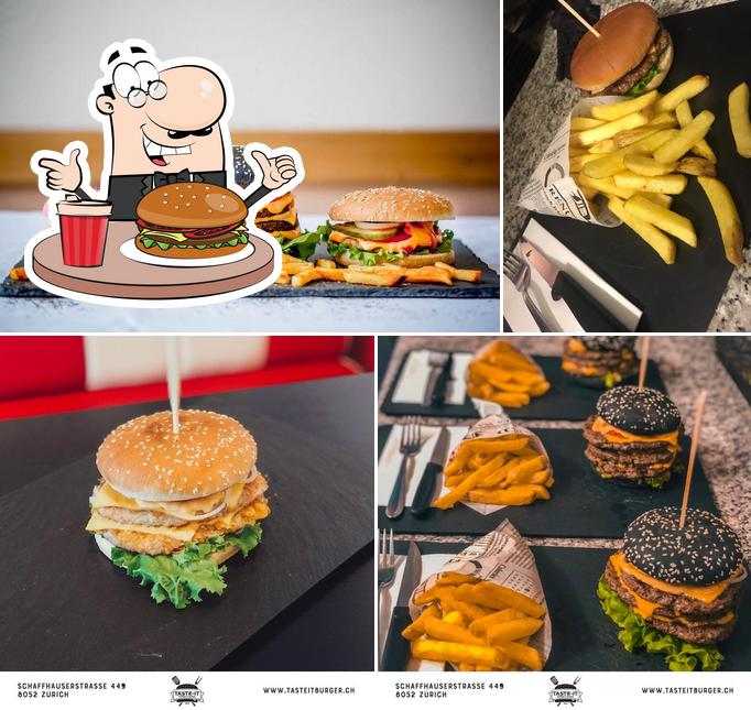 Ordina un hamburger a Taste-it Burger