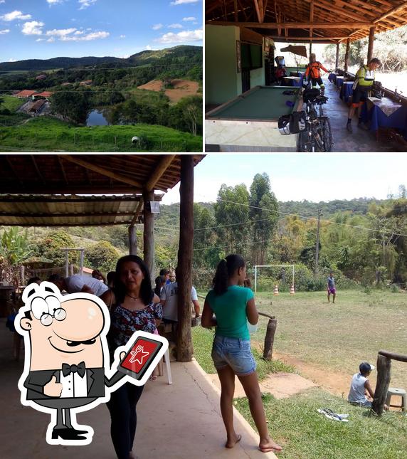 Esta é a ilustração mostrando exterior e interior no Bar Estacão Bau