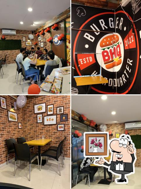 The interior of Burger Headquarter, Dewas