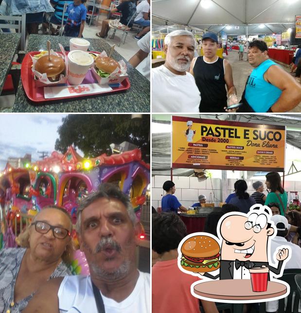 Peça um hambúrguer no Feira do Luar de Caldas Novas