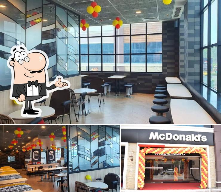 McDonald’s India is distinguished by interior and food