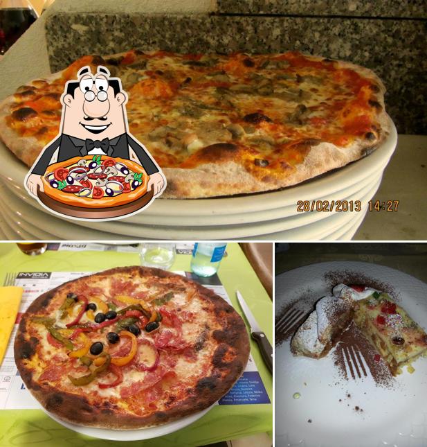 Scegli una pizza a Bar Ristorante Pizzeria Lucomagno