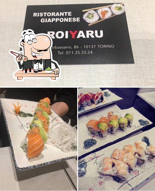 Ordina le varie opzioni di sushi