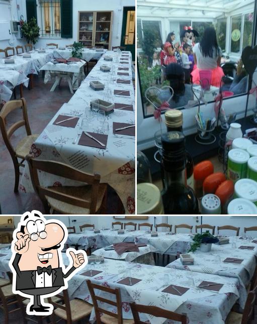 Gli interni di Trattoria Montixello