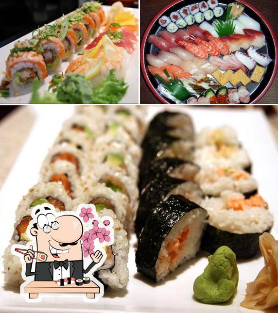 Scegli le diverse opzioni di sushi